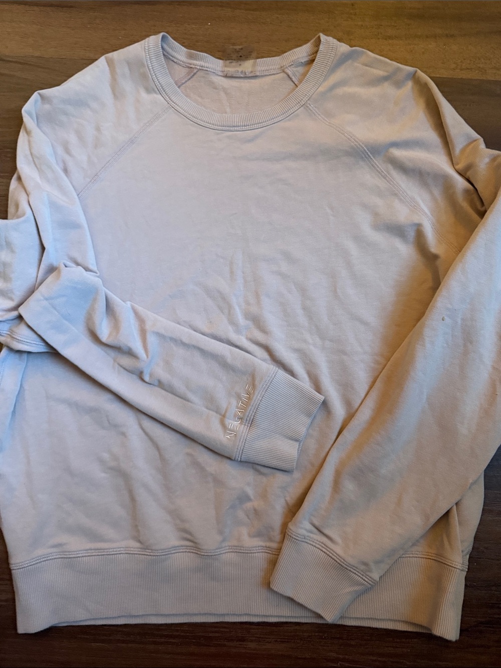 Negative Underwear "Club Crew" Sweatshirt – Soft Modal Blend Pink